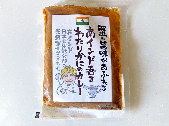 ロピア 南インド香るわたりかにのカレー