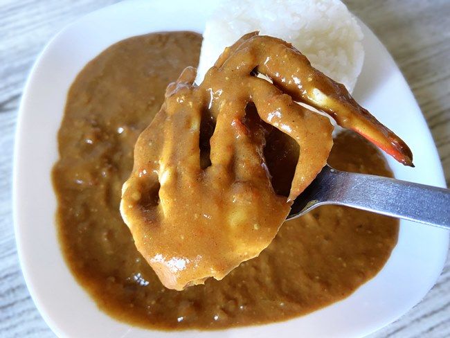 ロピア 南インド香るわたりかにのカレー