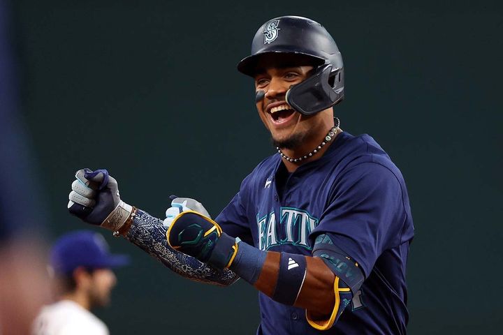 マリナーズのフリオ・ロドリゲス（C）Getty Images