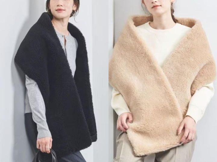 画像: 「ボア ストール」各￥22,000 出典：ユナイテッドアローズ