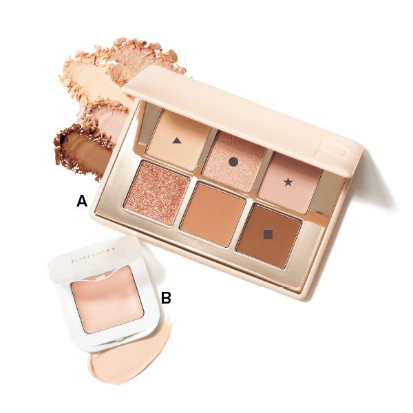 【A】VDL アイシャイン カラーモード パレット 【B】Joliyen. アイベースコンシーラー