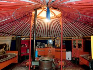 豊岡市立日本・モンゴル民族博物館の館内