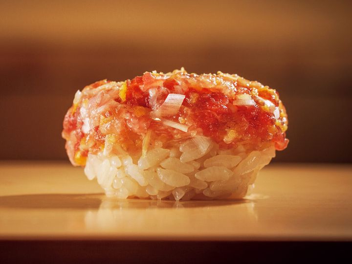 麻布十番『鮨 めい乃』の「おはぎ」