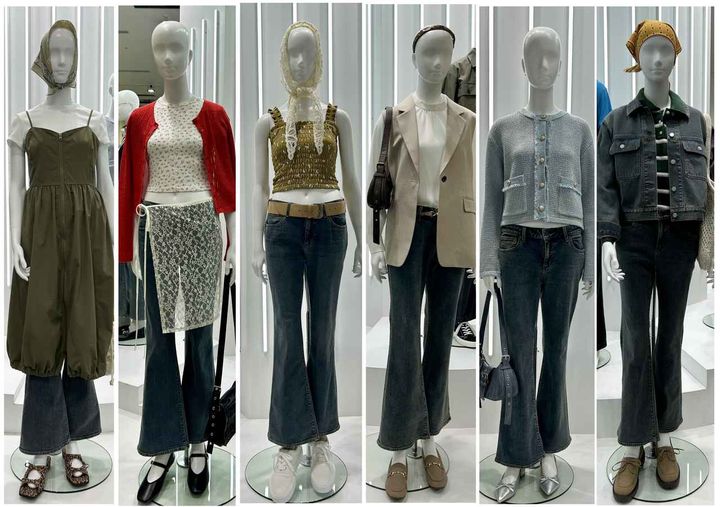 画像2: 【GU】スリムフレアジーンズ各¥2,990 www.gu-global.com