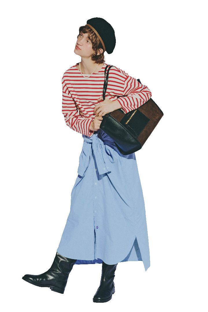 デニムに合わせるだけじゃもったいない！ボーダーカットソーの着回し6選