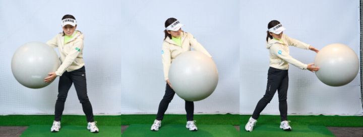 ドライバーは“ボールを投げる”練習で上達できる！有村智恵がレッスン