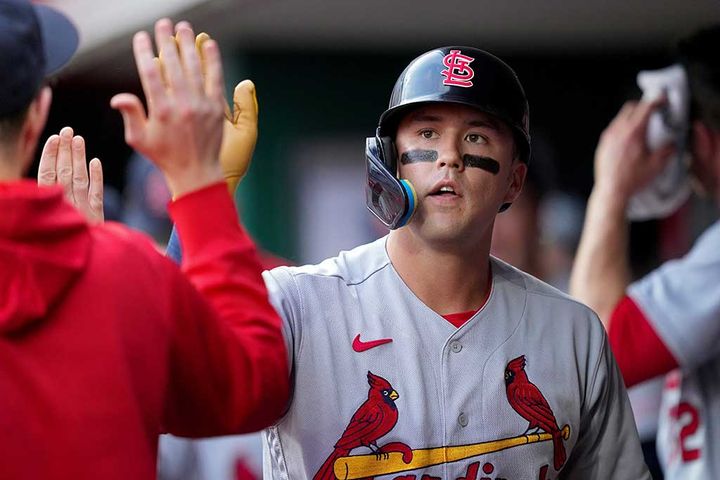 セントルイス・カージナルスのラーズ・ヌートバー（C）Getty Images