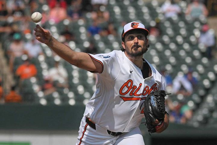 オリオールズのエース格であるザック・エフリン（C）ロイター