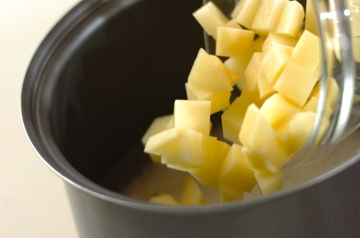 ジャガバターライスの作り方1