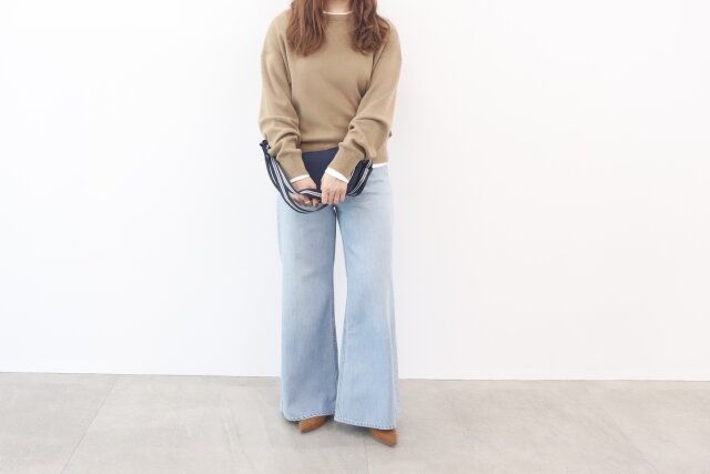 ユニクロのUNICLO : Cスムースコットンクルーネックセーター2