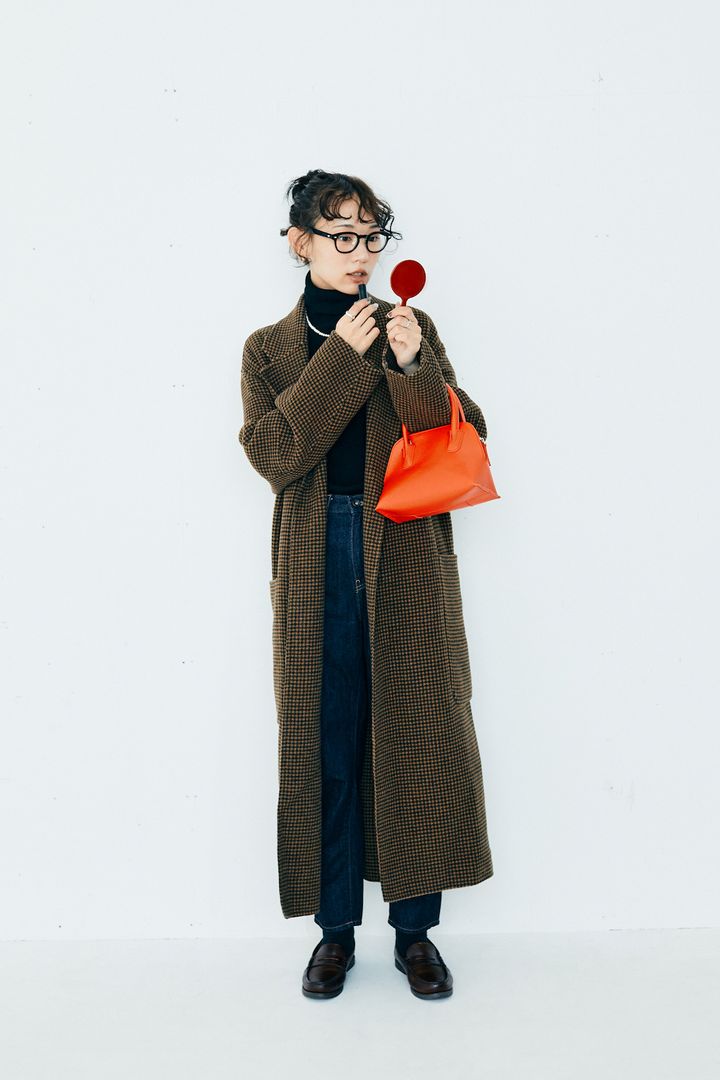 インナー使いだけじゃない！“黒のタートルニット”の重ねない着こなし2選【FUDGE FRIEND おしゃれさんの毎日コーディネート｜UMI】