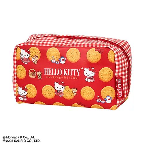 サンリオ ハローキティ 森永ビスケット 缶 ポーチ パース セット 森永ビスケットと「サンリオ」の人気キャラがコラボ！キティや
