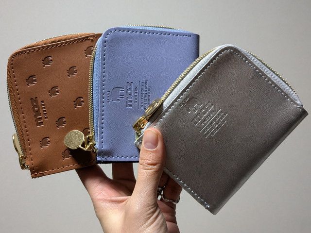 moz整理上手な牛革コンパクト財布