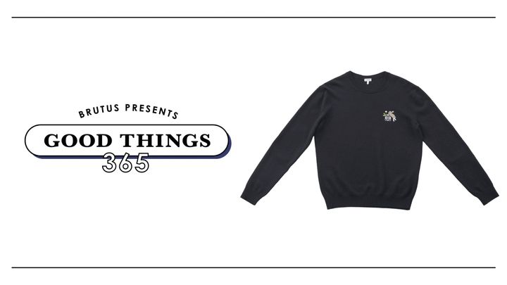 〈ロエベ〉のクルーネックニット