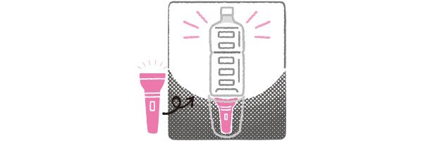 明るい範囲を広げて安全に ライト