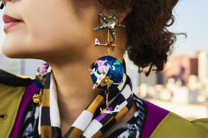 画像: 80s-90sアメリカデザイナーズイヤリング¥129,800