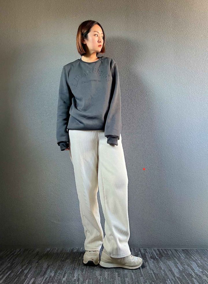 画像: コーデュロイパンツであったかコーデ