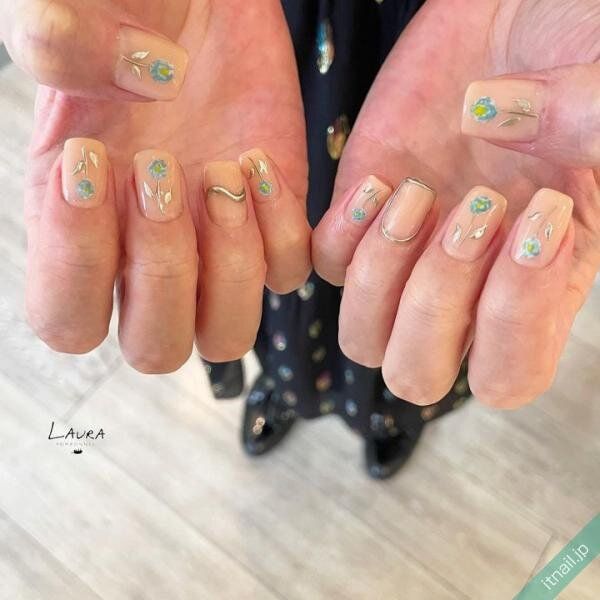 LAURA POMPONNEEが投稿したネイルデザイン [photoid:I0128931] via Itnail Design (745461)