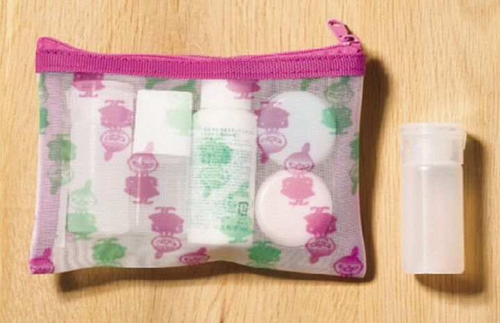 雑誌GLOW3月号増刊の付録 リトルミイのメッシュポーチ