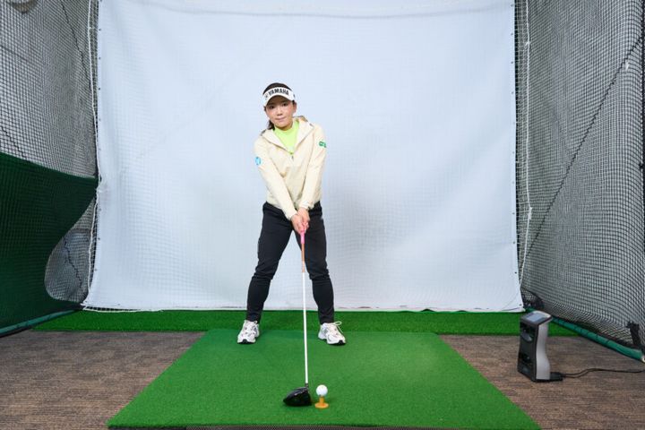 ラウンド前５分でドライバーの飛距離アップ！人気女子プロがレッスン