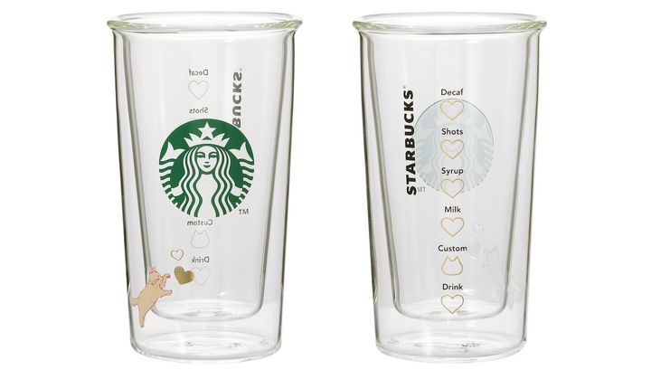 「バレンタイン2025 耐熱ダブルウォールグラス」355ml 3400円