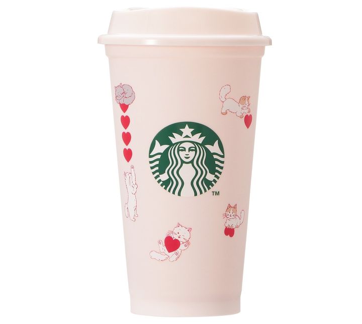 「バレンタイン2025 リユーザブルカップ」473ml 550円