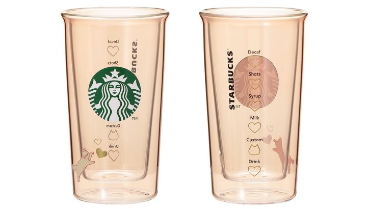 【オンラインストア限定】「バレンタイン2025 耐熱ダブルウォールグラス ベージュ」355ml 3400円