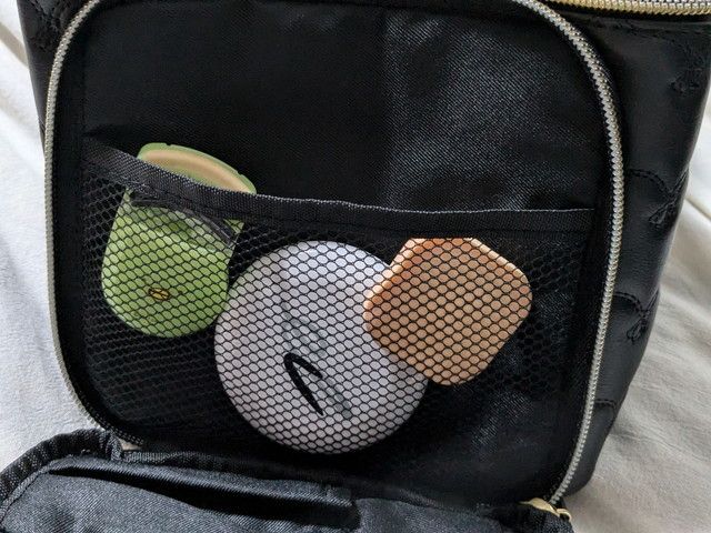 キルティングドレッサーポーチメッシュポケット