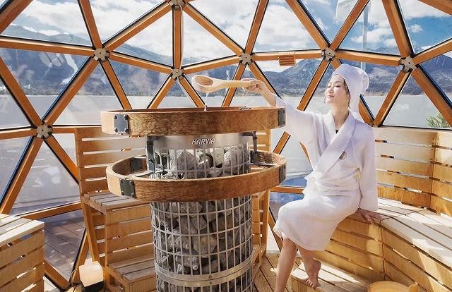 世界初のドームサウナ