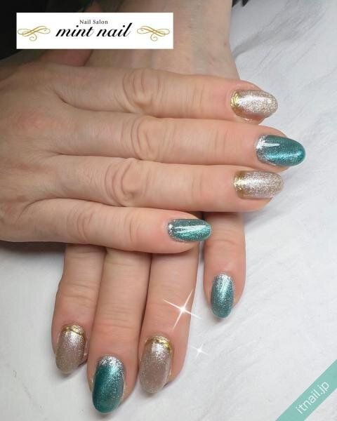 mint nailが投稿したネイルデザイン [photoid:I0127824] via Itnail Design (745394)
