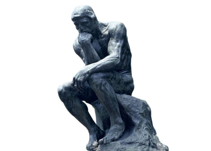 オーギュスト・ロダン《考える人（拡大作）》松方コレクション