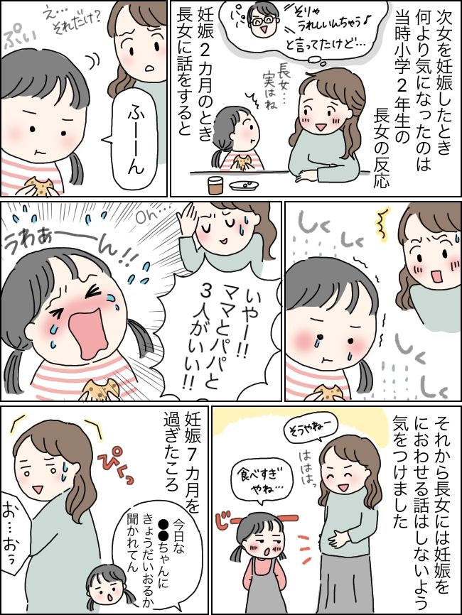 ひとりっ子だった長女が次女を受け入れるまで