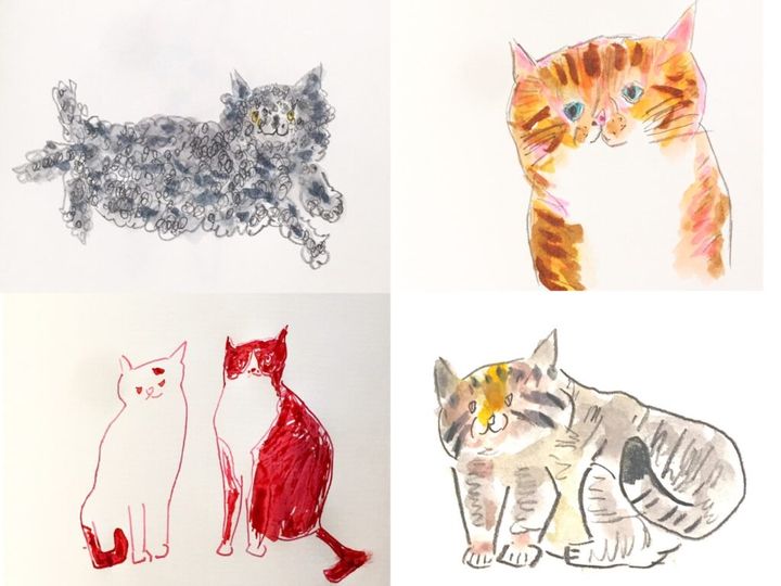わたなべとしふみ　原画　犬 本誌&NEKO連載でおなじみ、イラストレーター・わたなべとしふみ