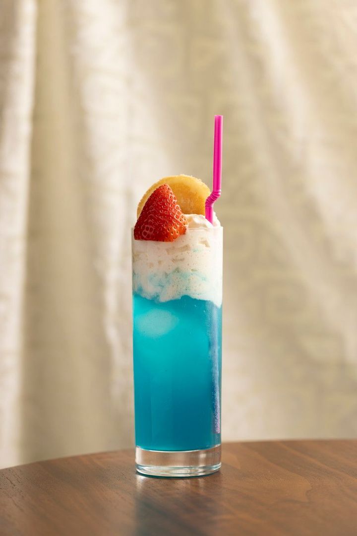 ムーミンやしきのウェルカムモクテル ￥2,500（消費税・サービス料込）