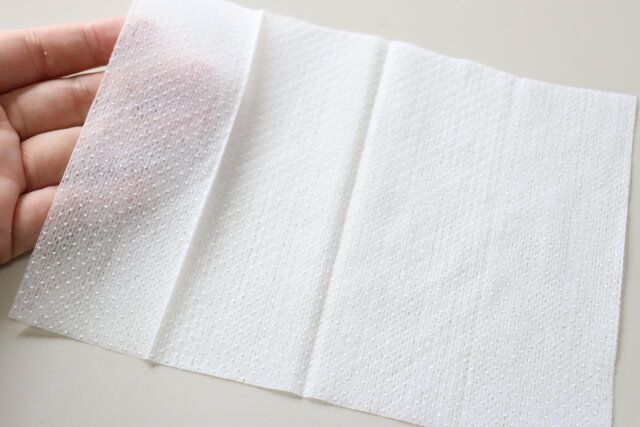 ダイソー ウェットシート（15枚） サイズ