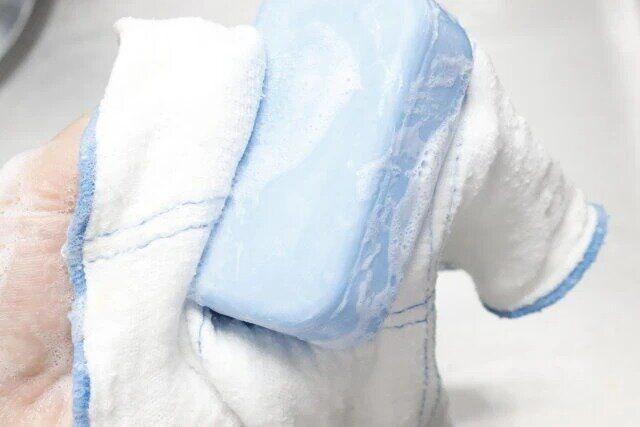 ダイソー 部分洗い・洗濯石けん 使用例