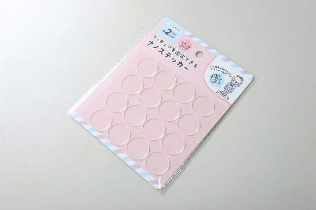 セリアのナノステッカーラウンド 16枚入8