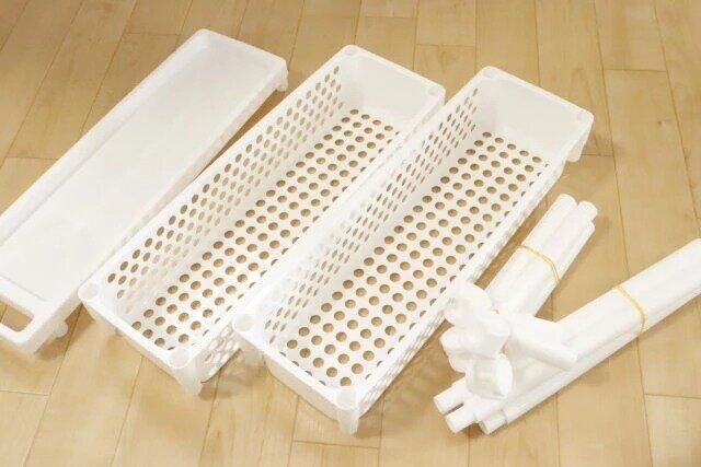 ダイソー 組み立て式ラック 3段