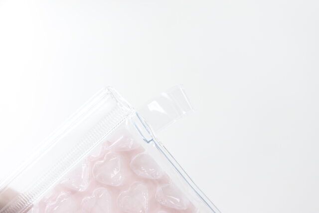 ダイソーのプチプチポーチのループ