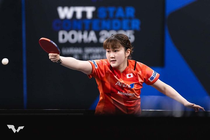 第1シードの大藤沙月がベスト8進出、世界1位ペアの横井咲桜と