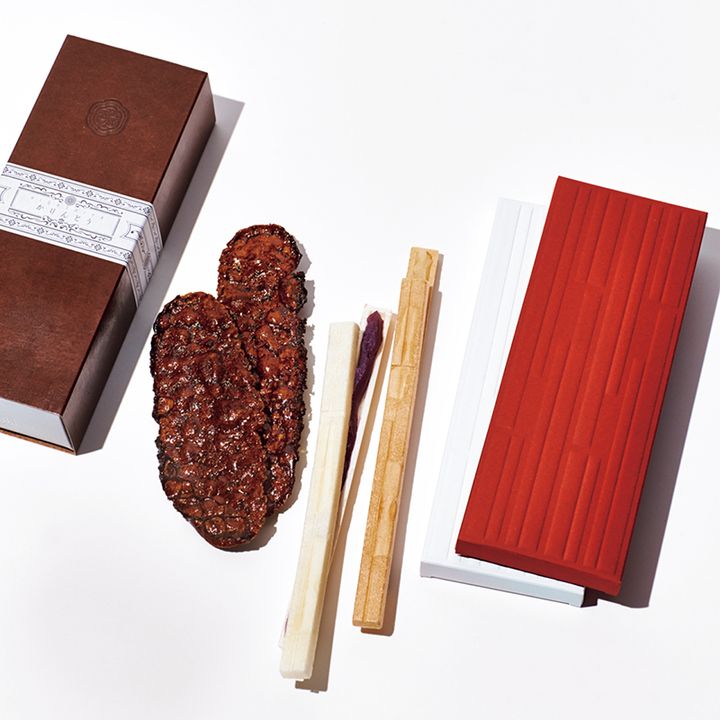 「HIGASHIYA」特製スティックタイプの手作り最中2種とかりんとうのセット