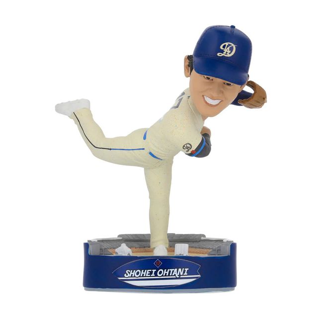 「大谷翔平MLB公式Rising Again：Pitcher's Return / ドジャース球場台座付ボブルヘッド」