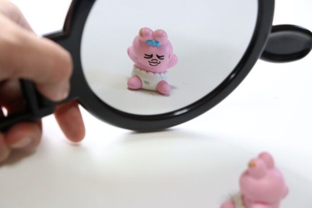 ダイソー 2WAYミラー（ウサギ） 拡大鏡