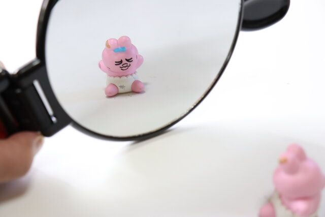 ダイソー 2WAYミラー（ウサギ） 鏡