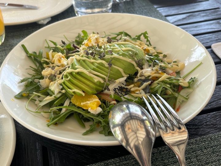 「AVOCADO & CRAB SALAD」＄38