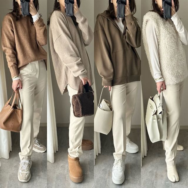 ヒートテックスマートパンツを着たコーデ