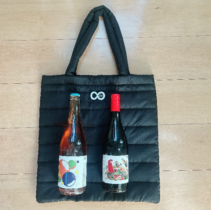 GLOW2月号付録 プレインピープルのバッグはワイン2本入る