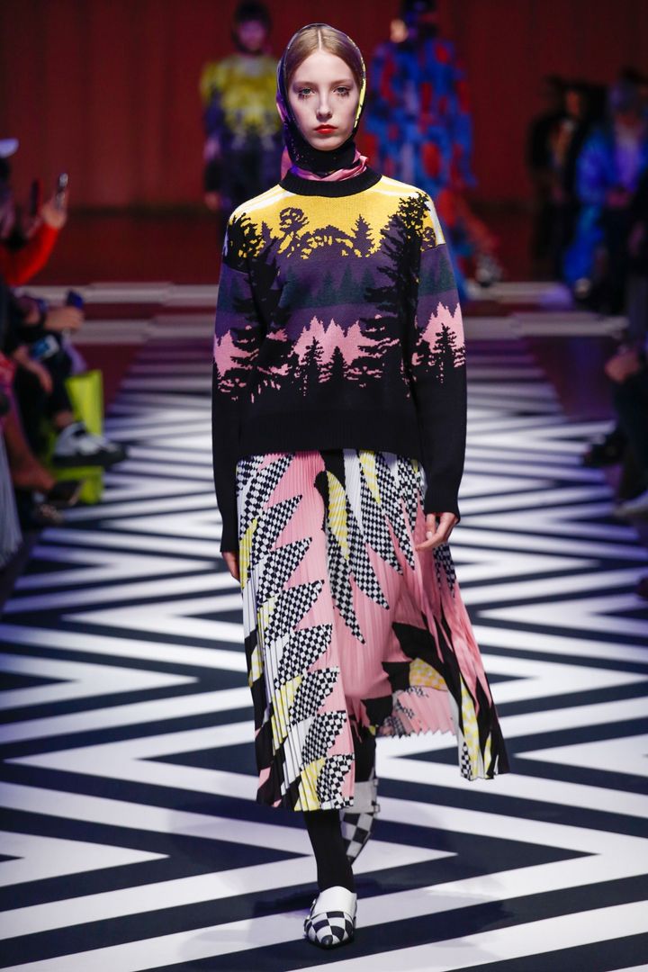 MSGM 2017-18年秋冬コレクションより。