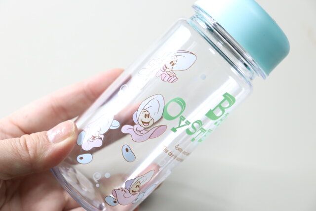 セリア ウォーターボトル 300ml オイスター デザイン