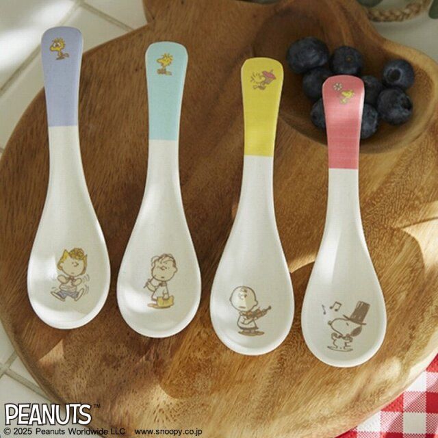 SNOOPY スリムで使いやすい! レンゲスプーンセット